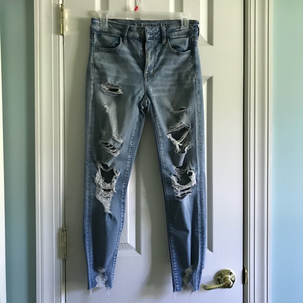 American Eagle Distressed Skinny Jeans